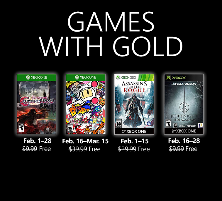 Games with Gold February 2019 Small Image