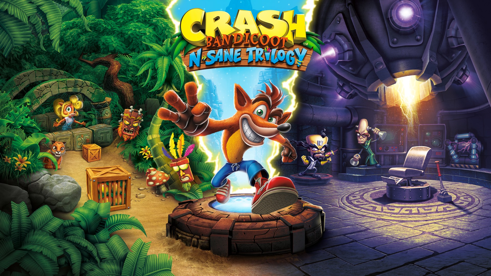 Crash Bandicoot N. Sane Trilogy – Key Art