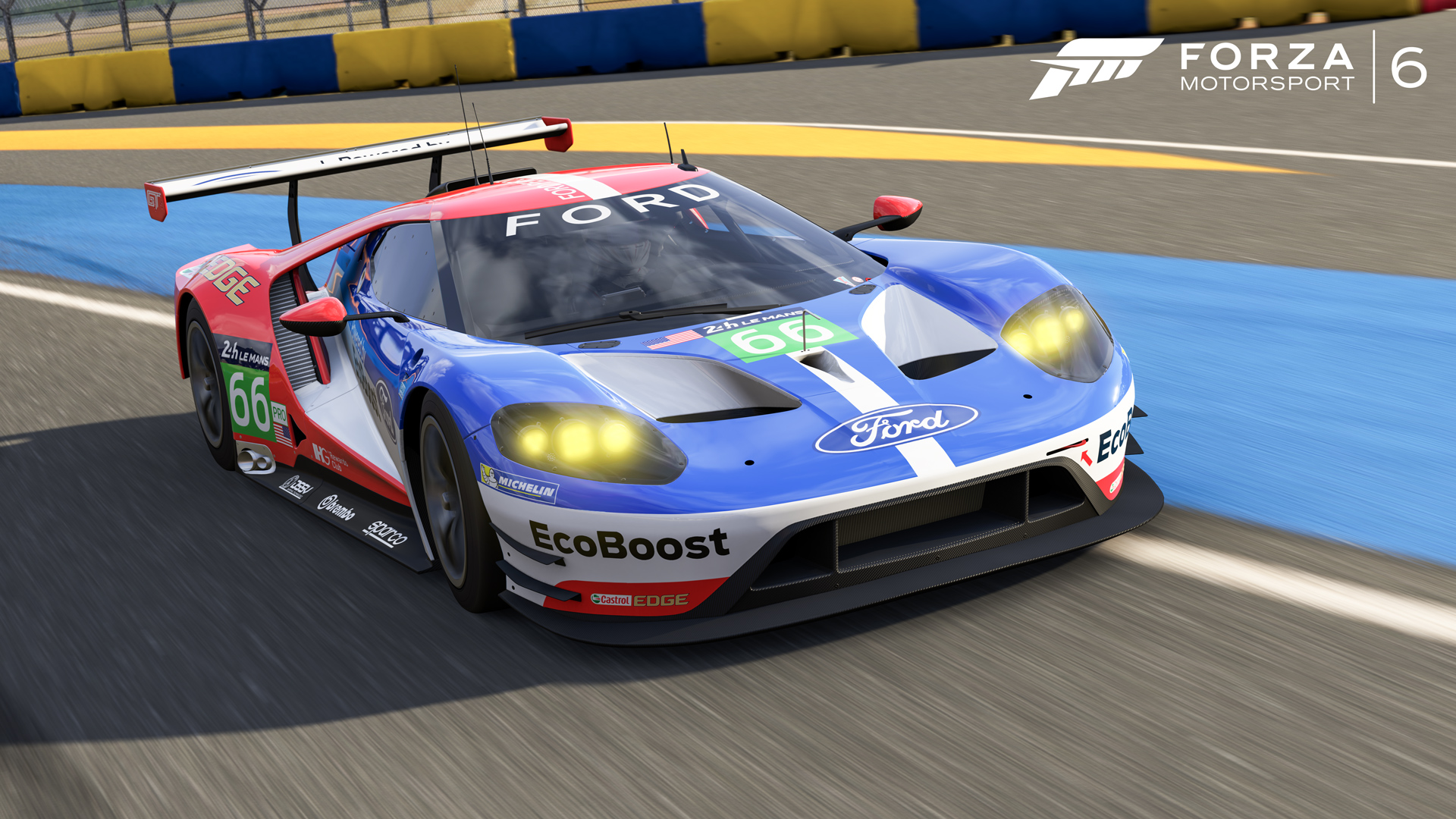 2016 Ford #66 Ford Racing GT Le Mans race car