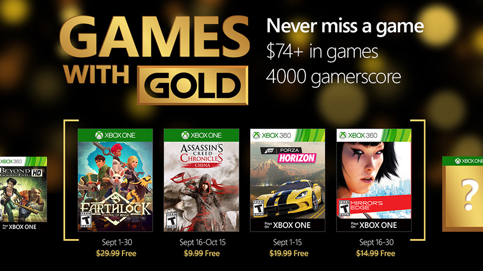 Sept Games with Gold