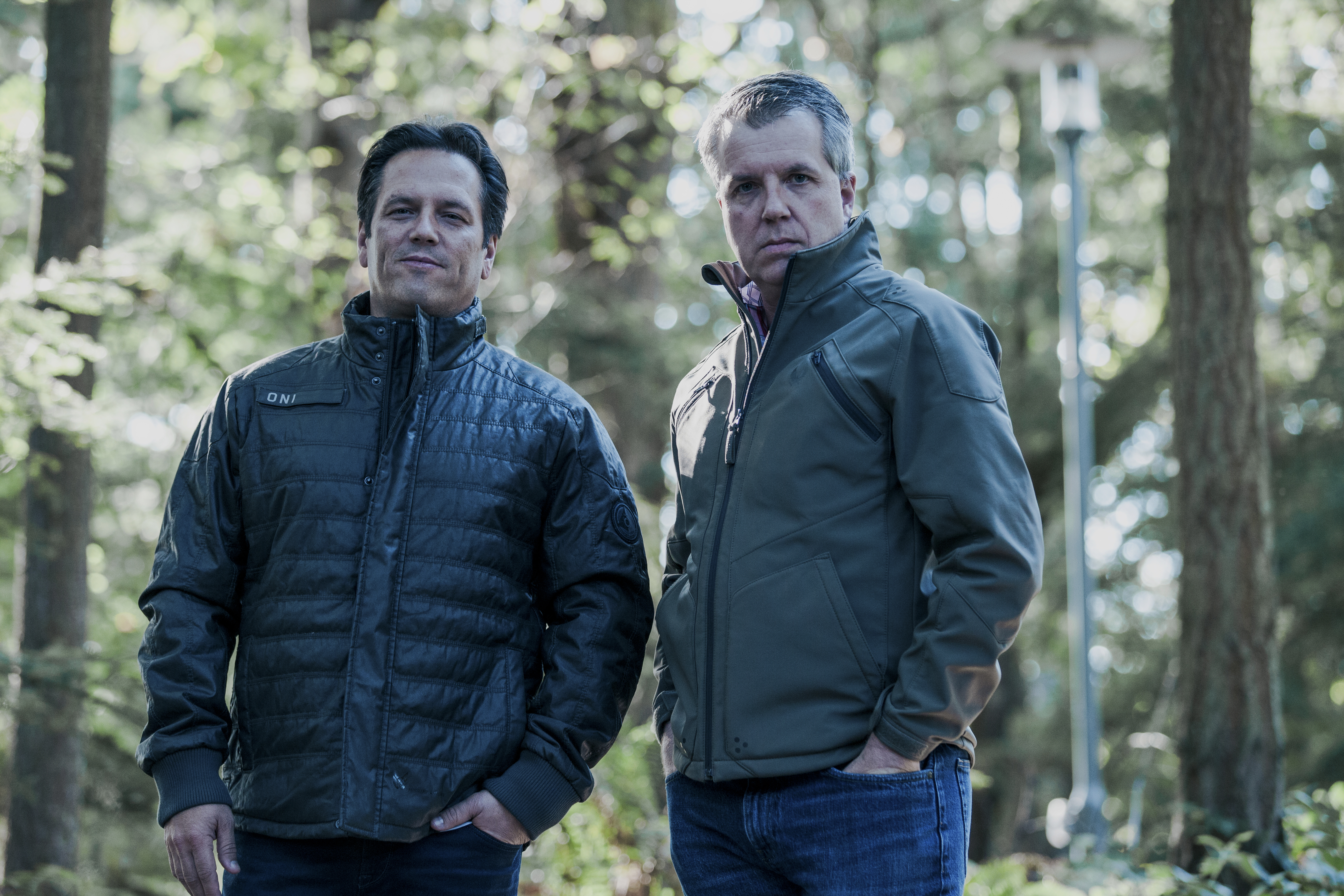 Phil Spencer and Major Nelson in Musterbrand