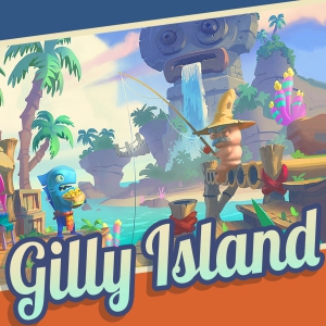 Super Lucky's Tale Gilly Island Postcard