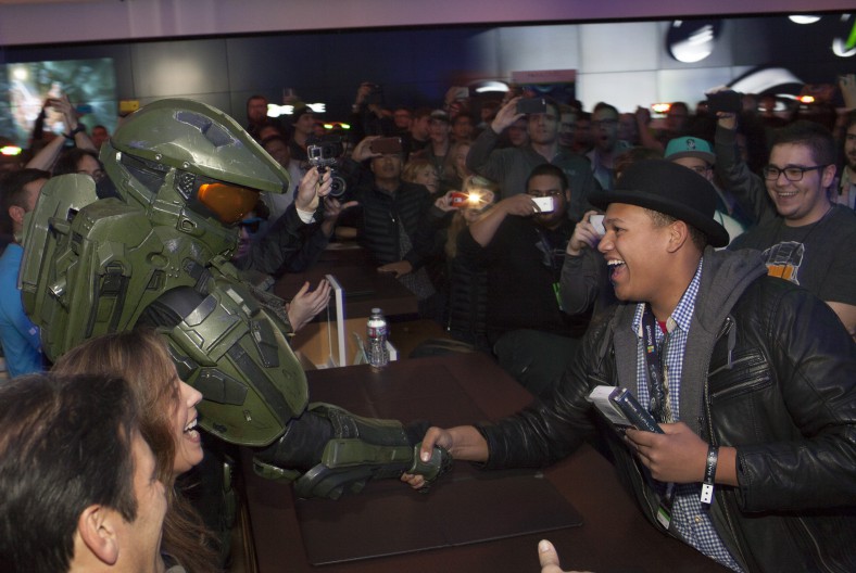 “Halo 5: Guardians” launch event at the Seattle Microsoft Store