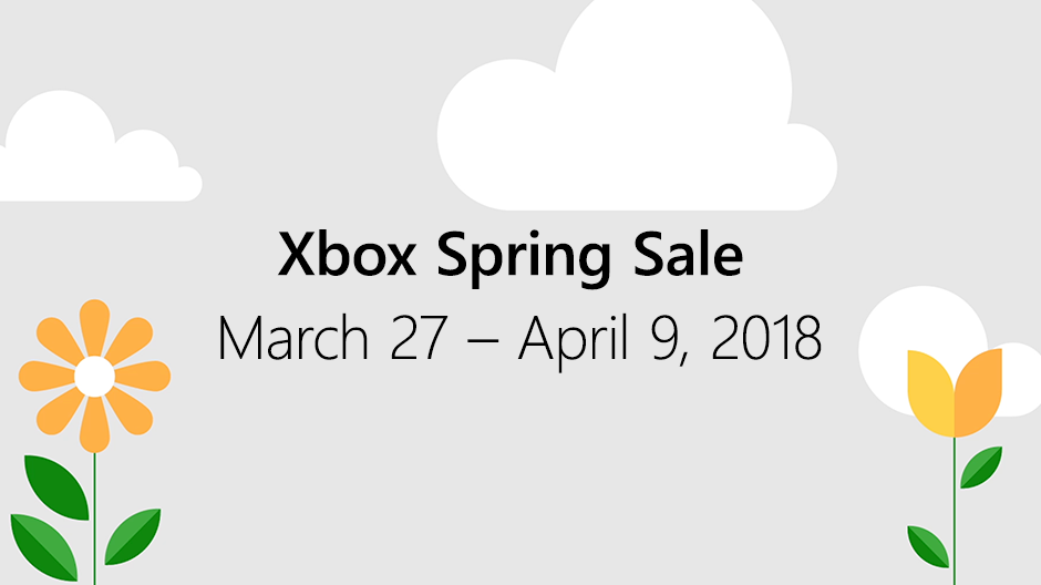 Xbox Spring Sale 2018 Hero Image