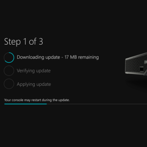 System Update Screenshot on Xbox One