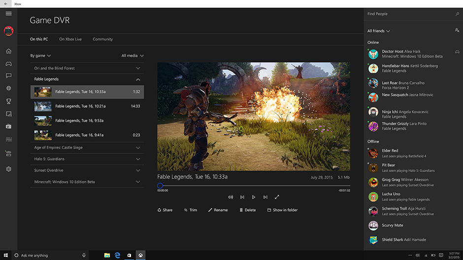 How to use the Windows 10 Xbox Game Bar: Game capture, screenshots