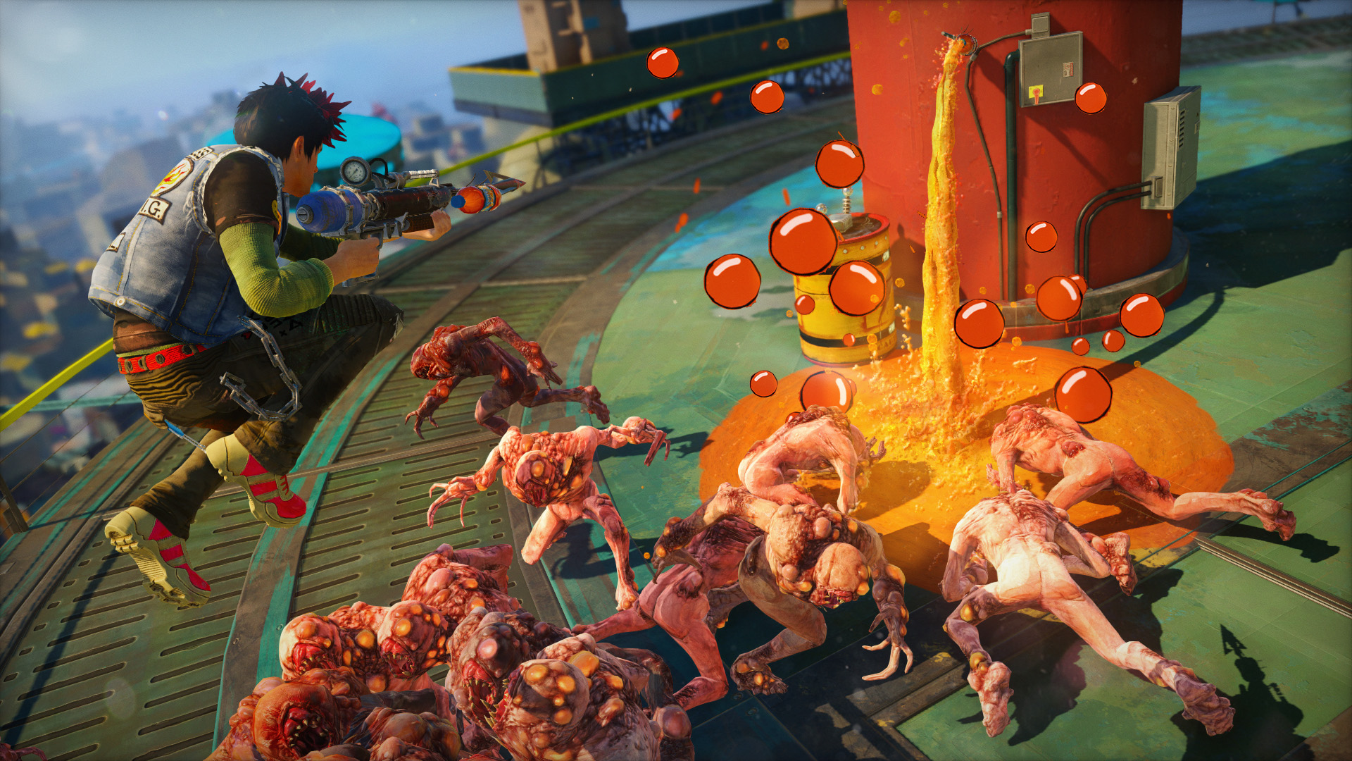 Sunset Overdrive Colors