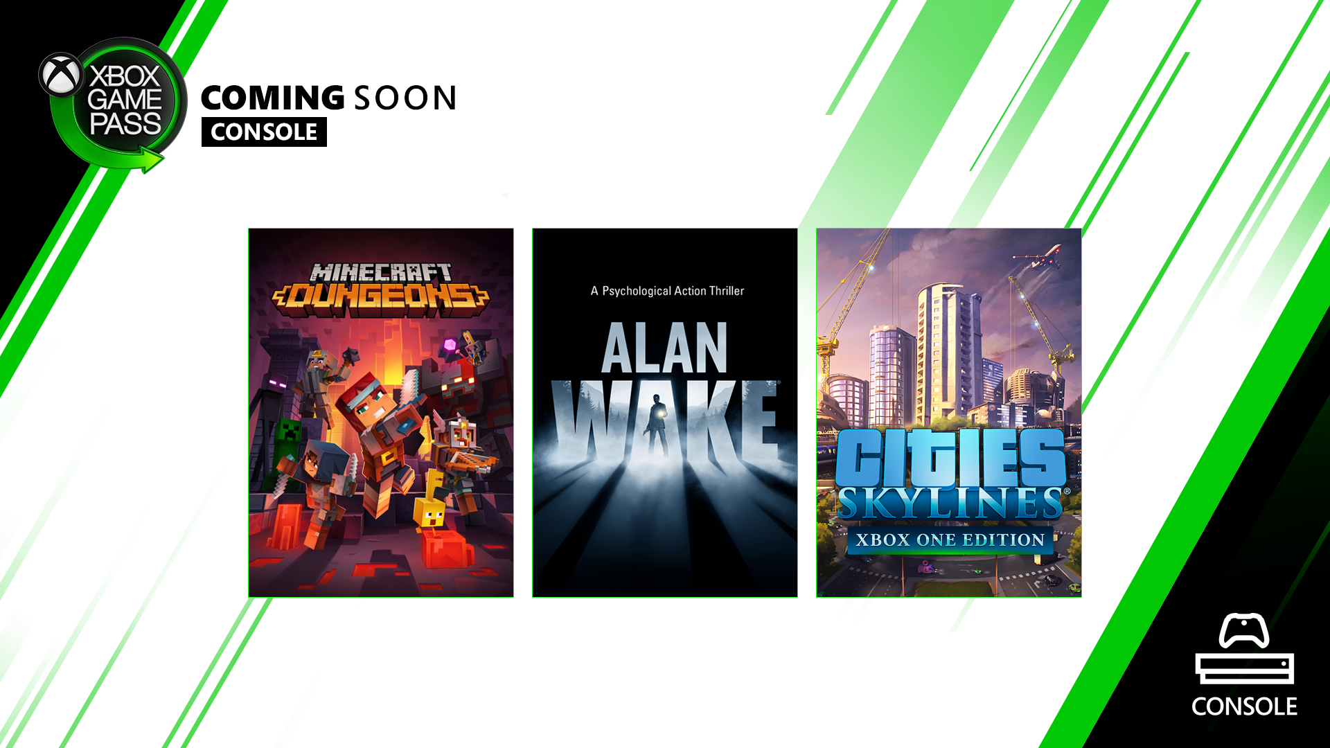 Neu im Xbox Game Pass für Konsole: Alan Wake, Cities: Skylines, Minecraft Dungeons und mehr! HERO