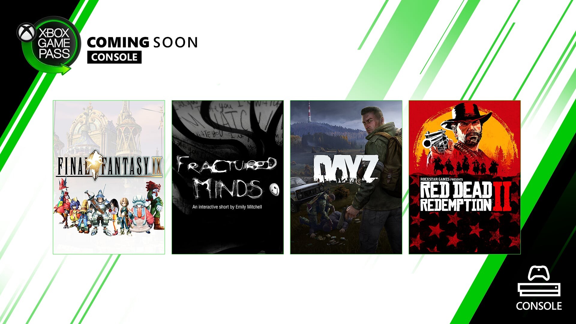 Neu im Xbox Game Pass für Konsole: Red Dead Redemption 2, Day Z, Final Fantasy IX und mehr HERO