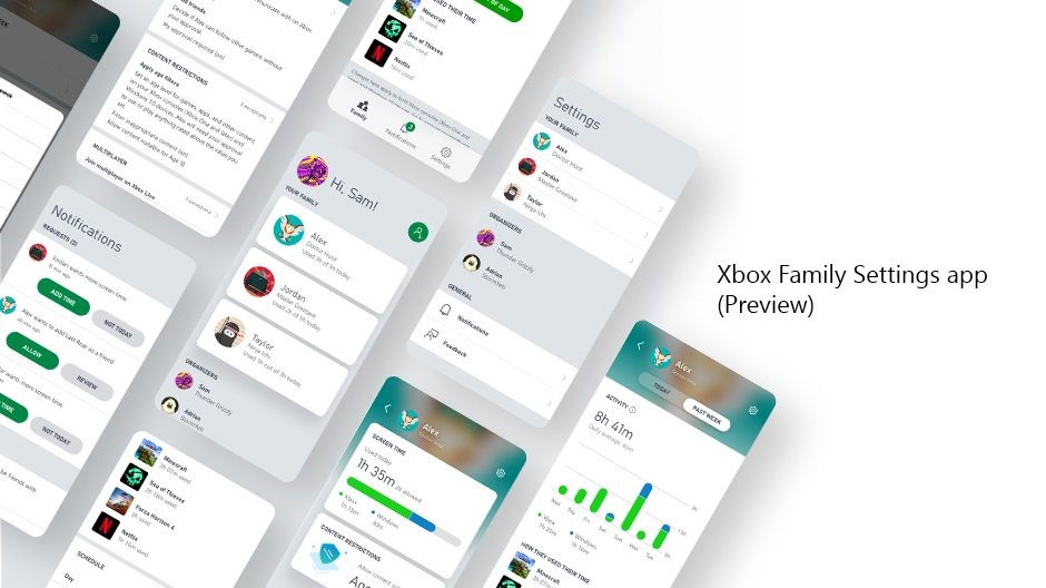Mit der Xbox Family Settings App (Preview) haben Eltern das Spielverhalten ihrer Kinder noch besser im Blick HERO