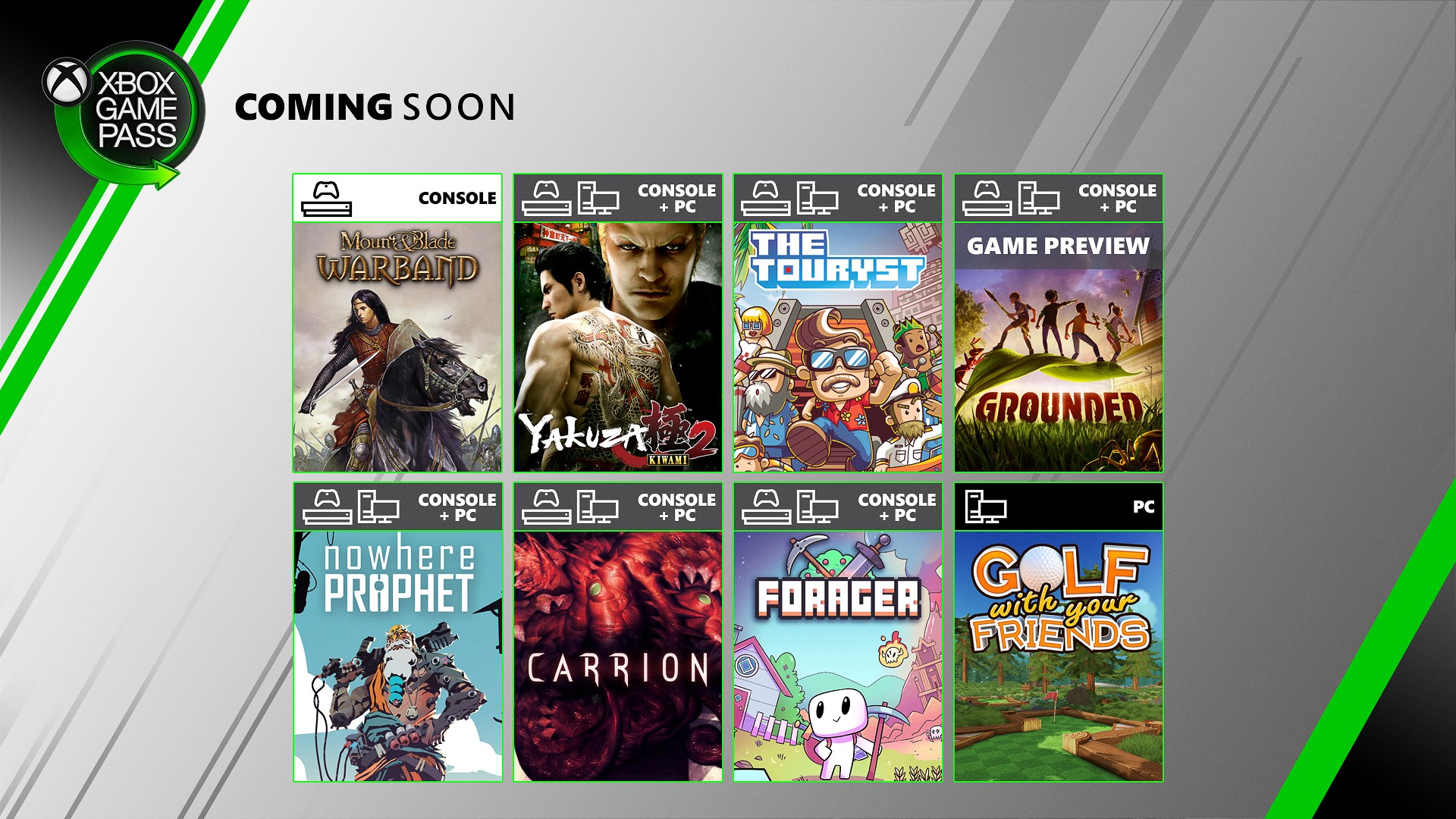 Neu im Xbox Game Pass für Konsole und PC (Beta): Yakuza Kiwami 2, Carrion, Grounded und mehr