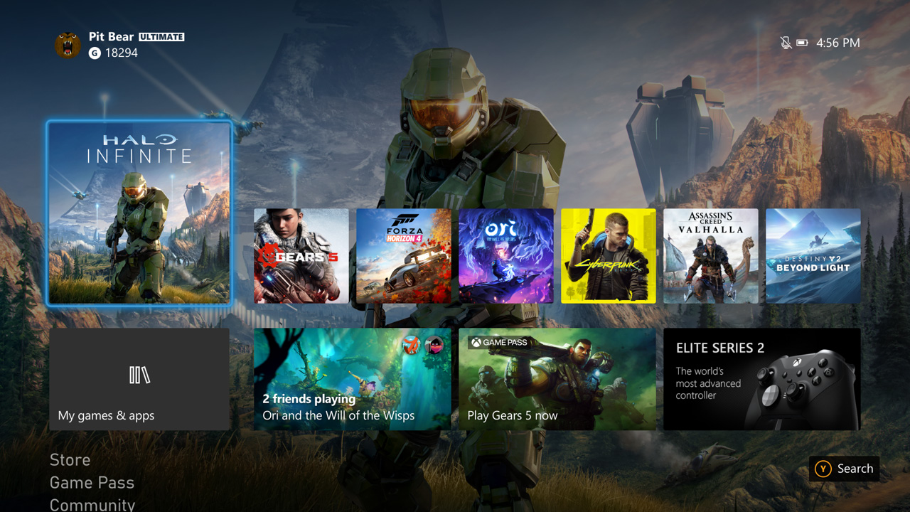 Update August 2020: Neue Benutzeroberfläche auf Xbox One und Xbox Series X HERO