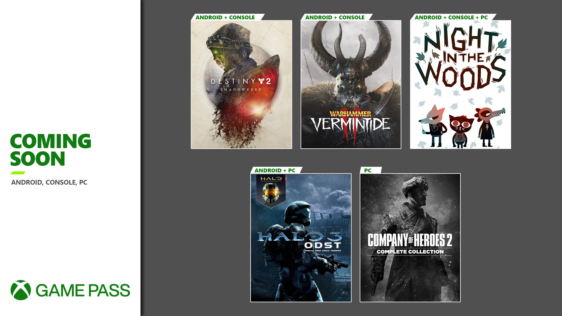 Neu im Xbox Game Pass: Destiny 2, Night in the Woods und mehr HERO