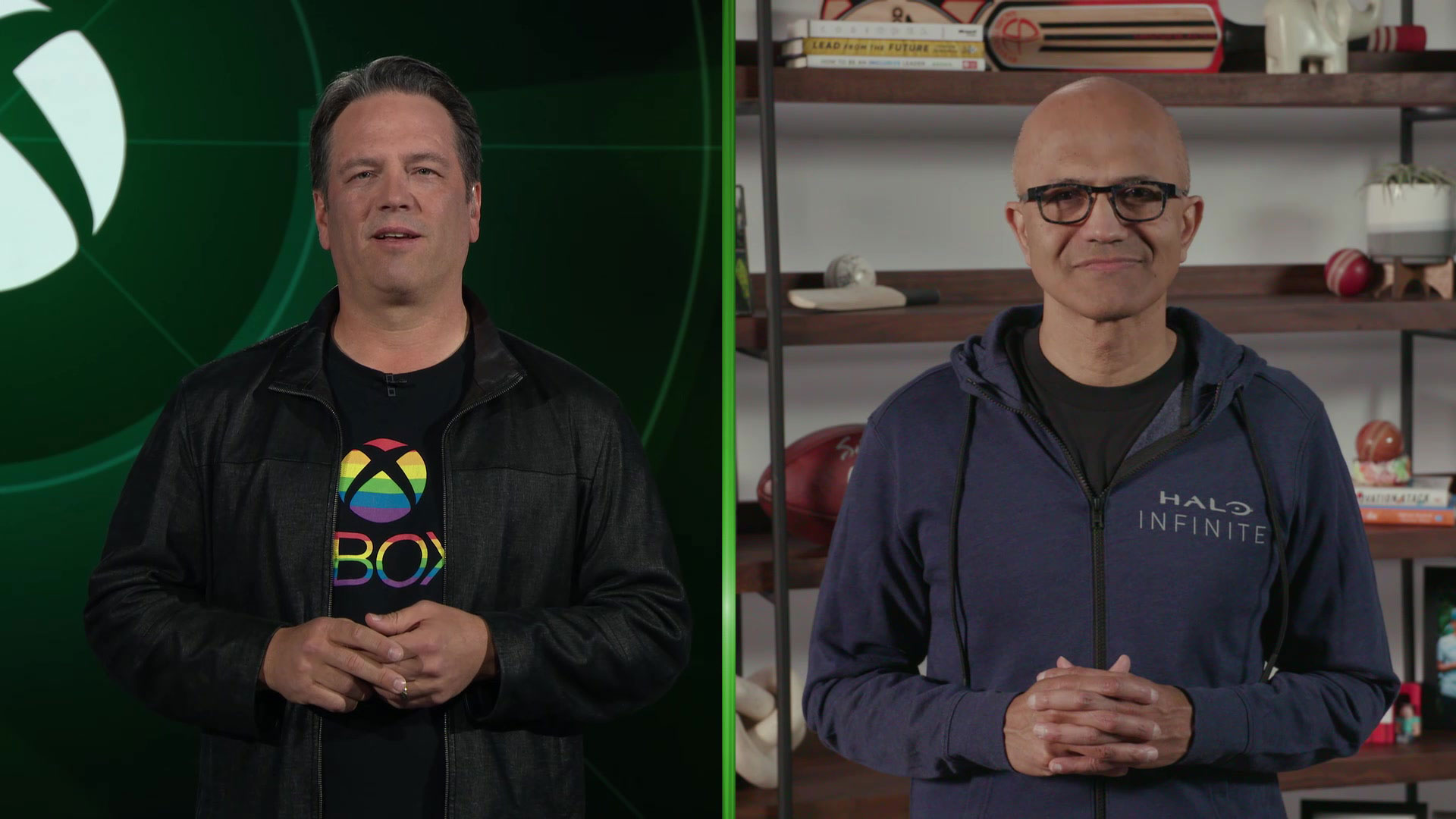 Video For Satya Nadella und Phil Spencer über Gaming bei Microsoft