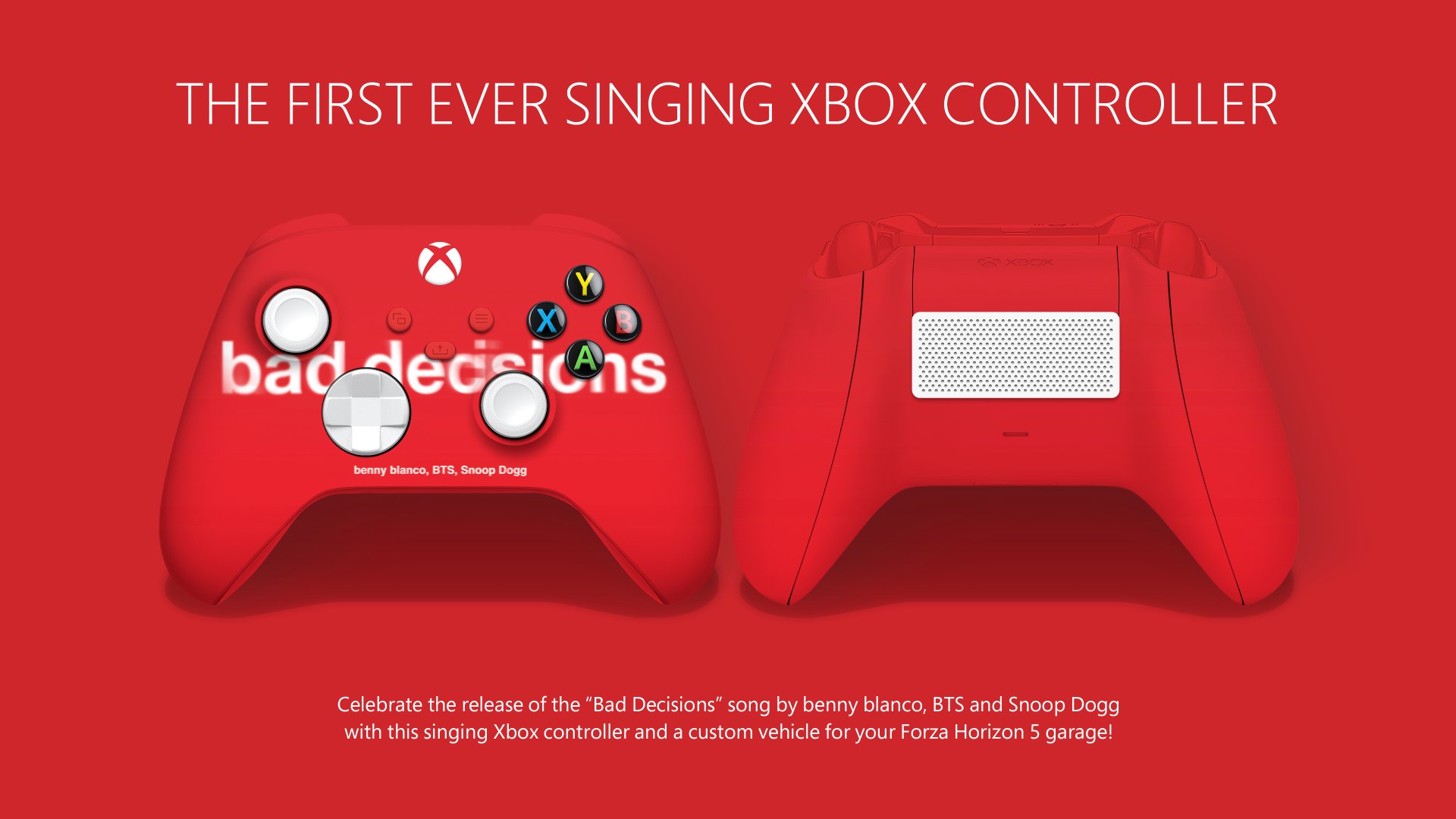 Der erste singende Xbox Controller: Featuring Benny Blanco, BTS und Snoop Dogg: HERO