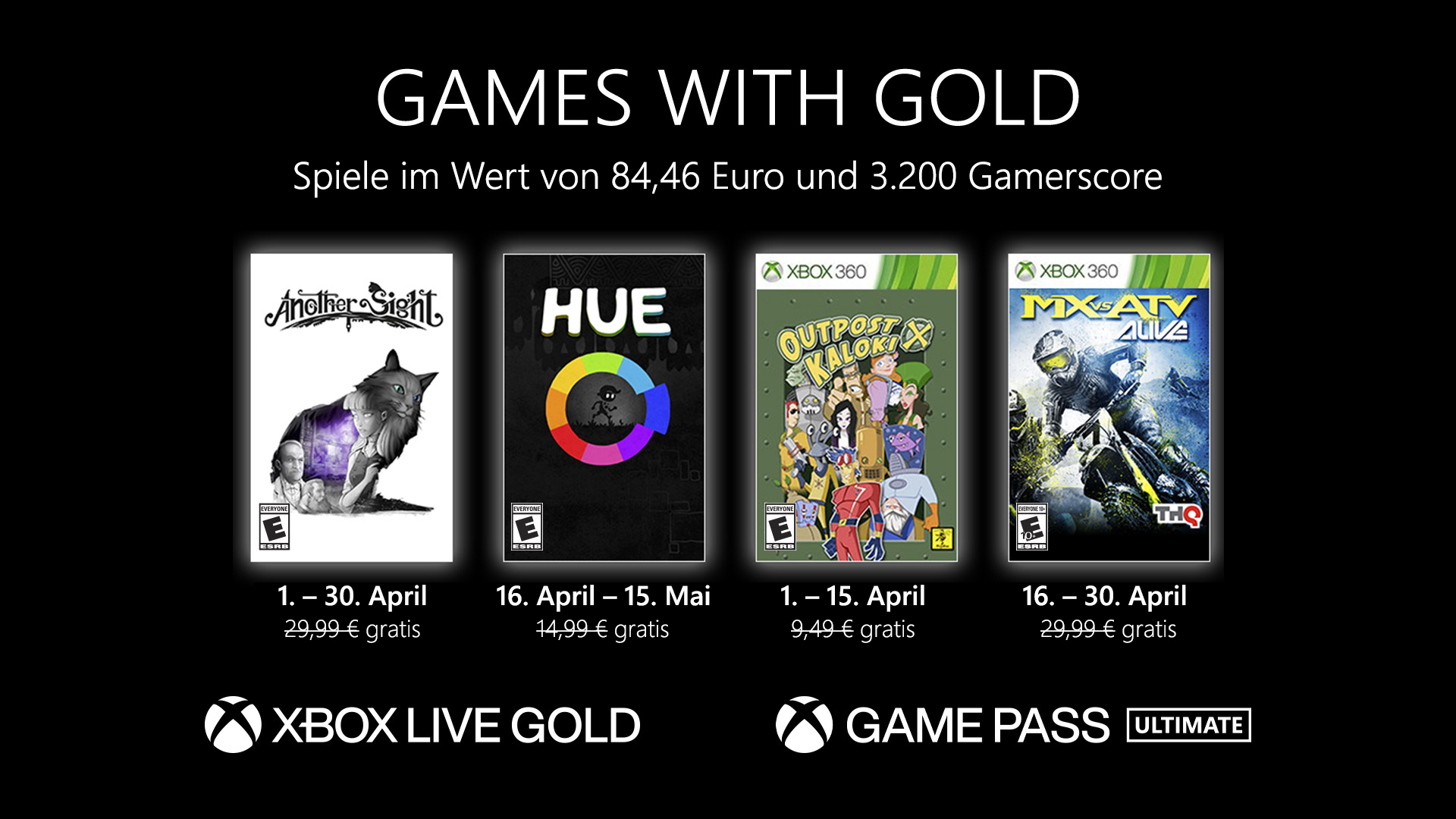 Games with Gold: Diese Spiele gibt es im April gratis HERO
