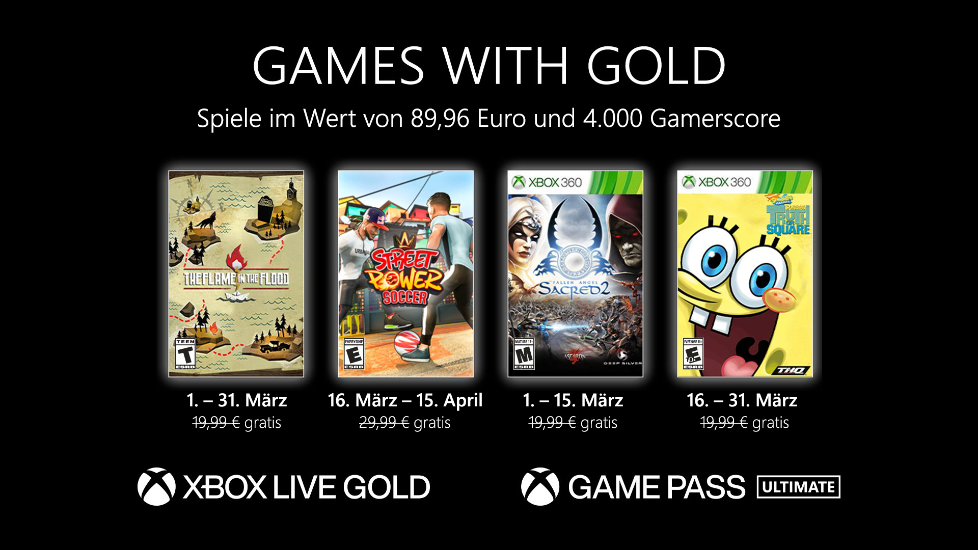 Games with Gold: Diese Spiele gibt es im März gratis HERO