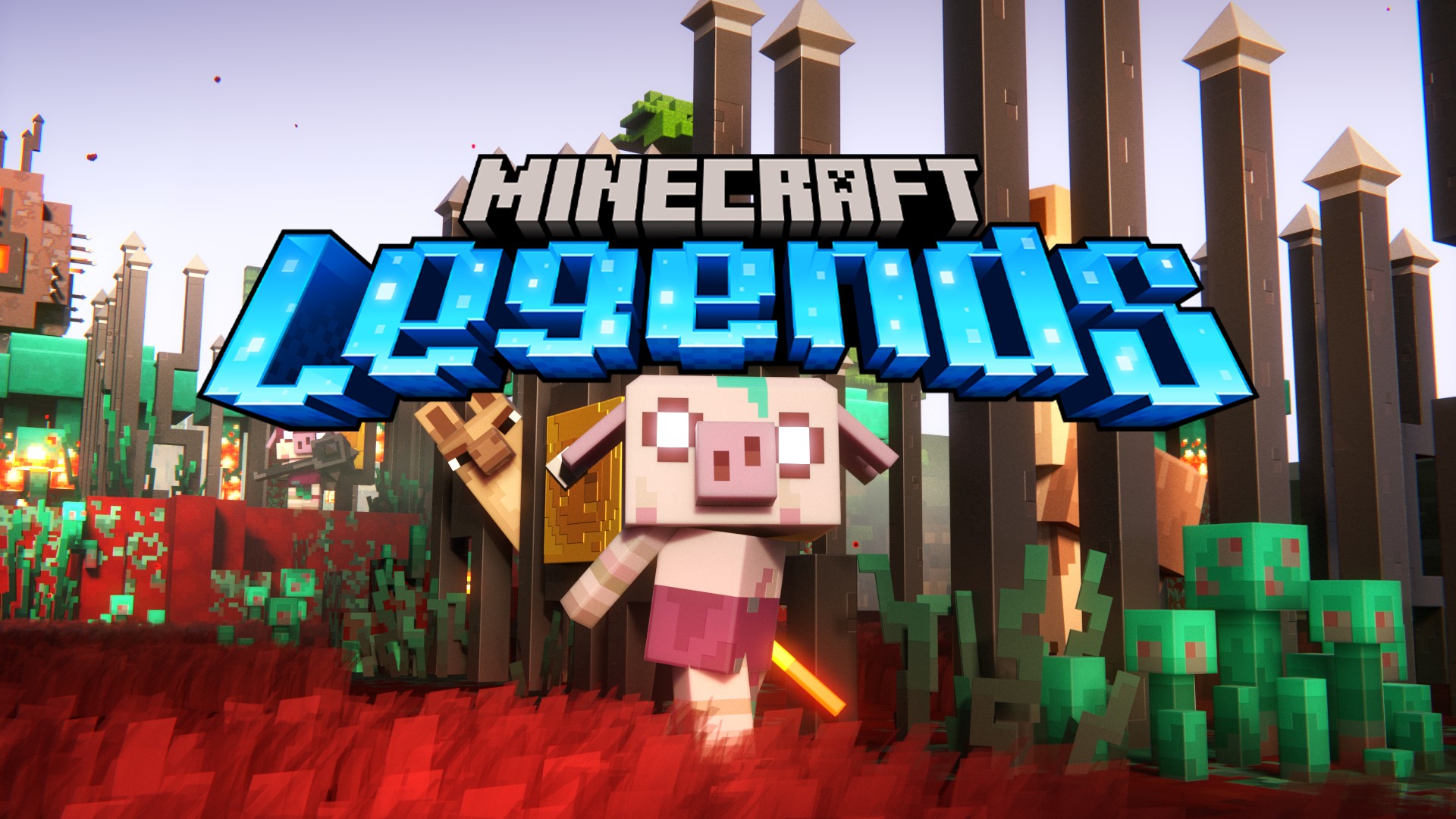 Video For Minecraft Legends ist da: Vereine die Oberwelt und schlage die Piglins in die Flucht