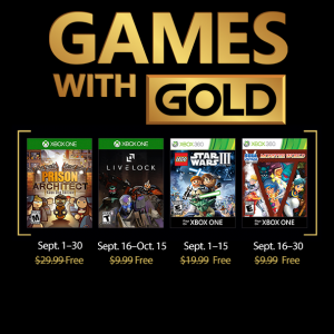 Video For Games with Gold: Diese Spiele gibt es im September gratis