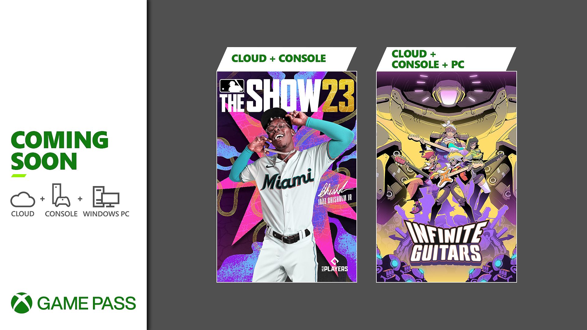 Bald im Xbox Game Pass: MLB The Show 23, Infinite Guitars und mehr