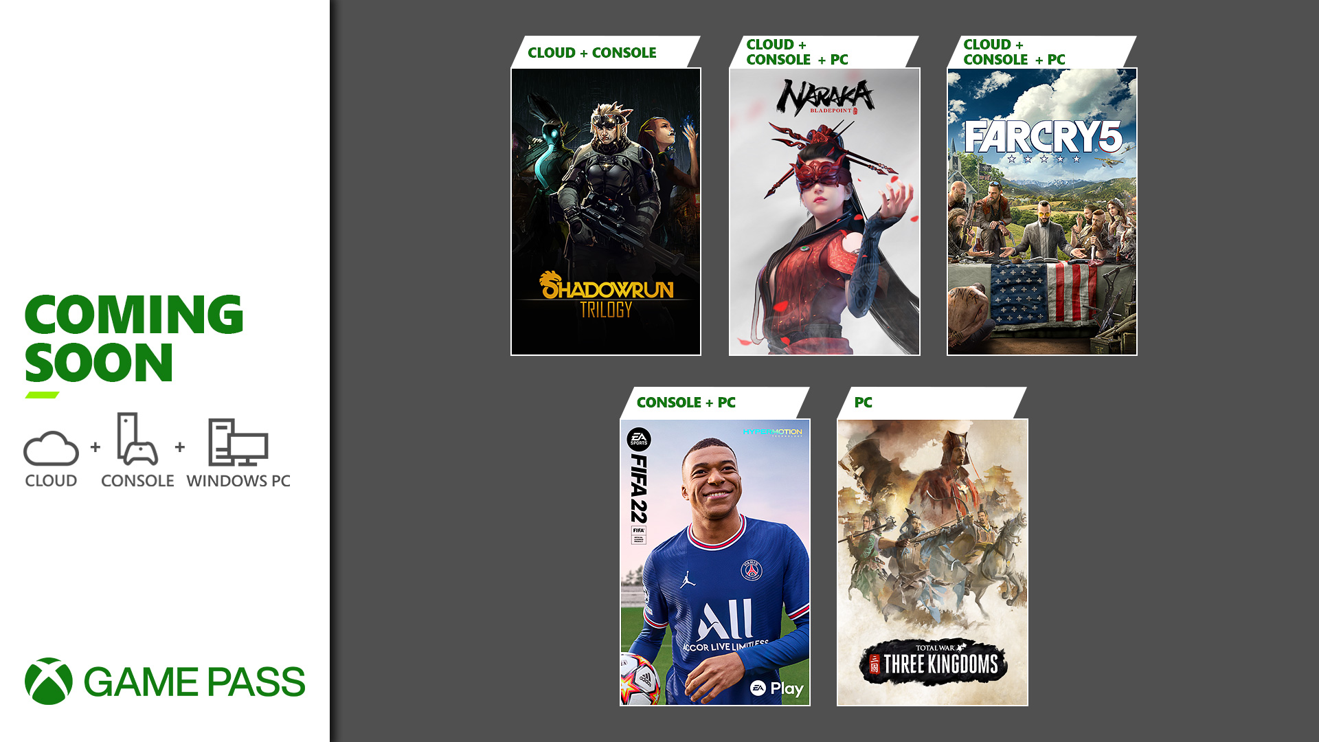Neu im Xbox Game Pass: Far Cry 5, Naraka: Bladepoint, Total War: Three Kingdoms und vieles mehr! HERO
