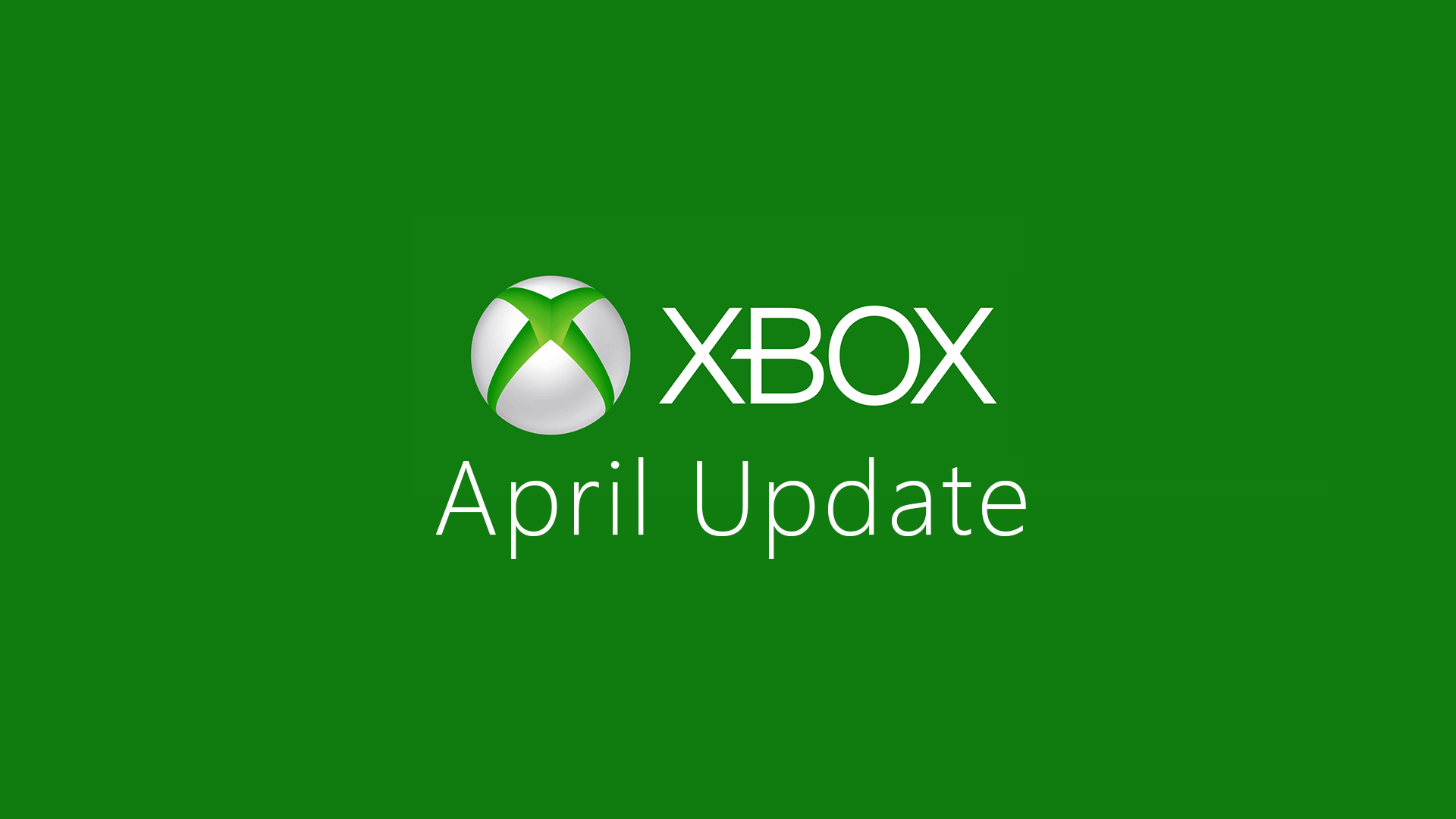 Xbox Update April