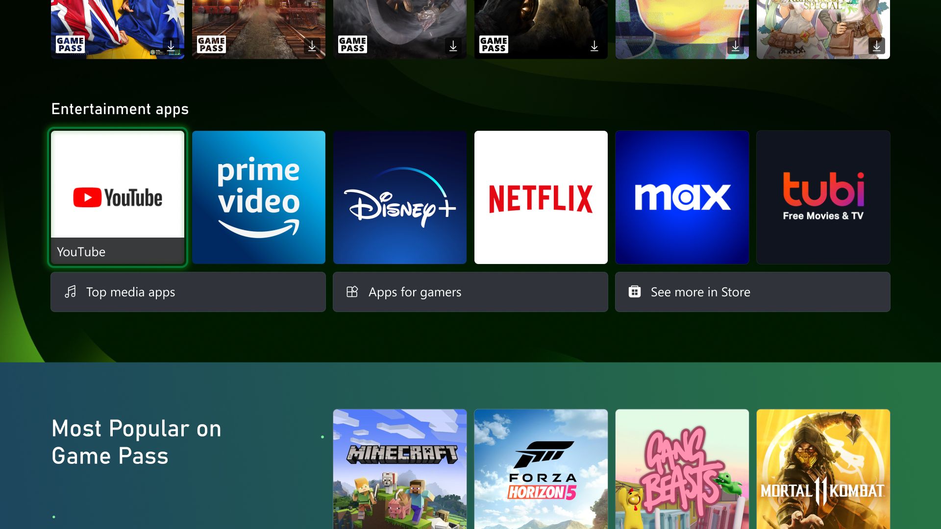 Xbox Series X : l'écran d'accueil s'offre la 4K