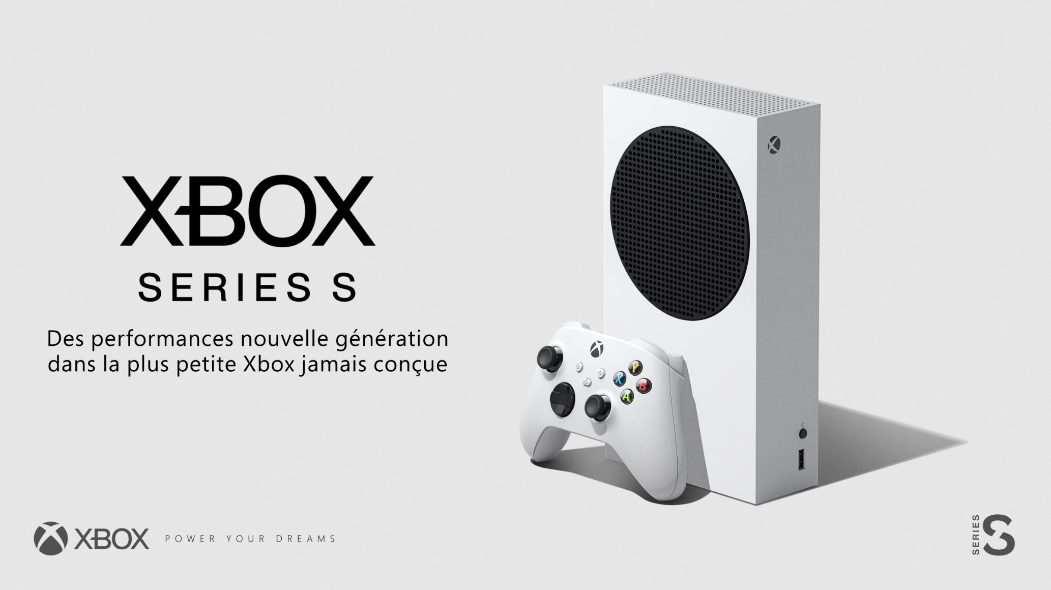 Video For La Xbox Series S, des performances nouvelle génération dans notre Xbox la plus compacte jamais conçue, disponible dès le 10 novembre pour 299,99 €