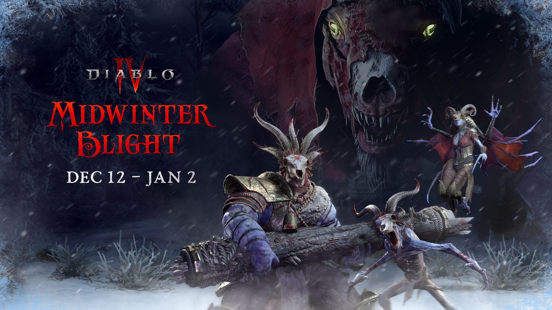 Diablo IV : l’événement limité Fléau de l’hiver fête les fêtes avec horreur !