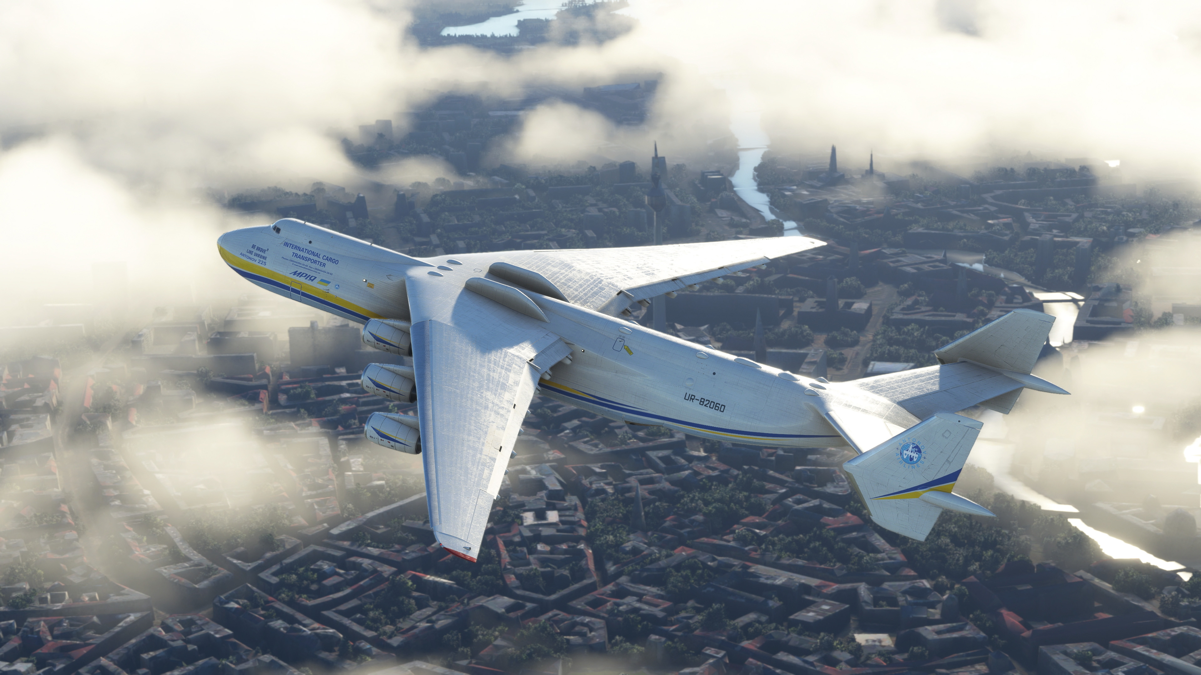 Video For Microsoft Flight Simulator présente l’avion le plus massif du monde : l’Antonov AN-225 Mriya