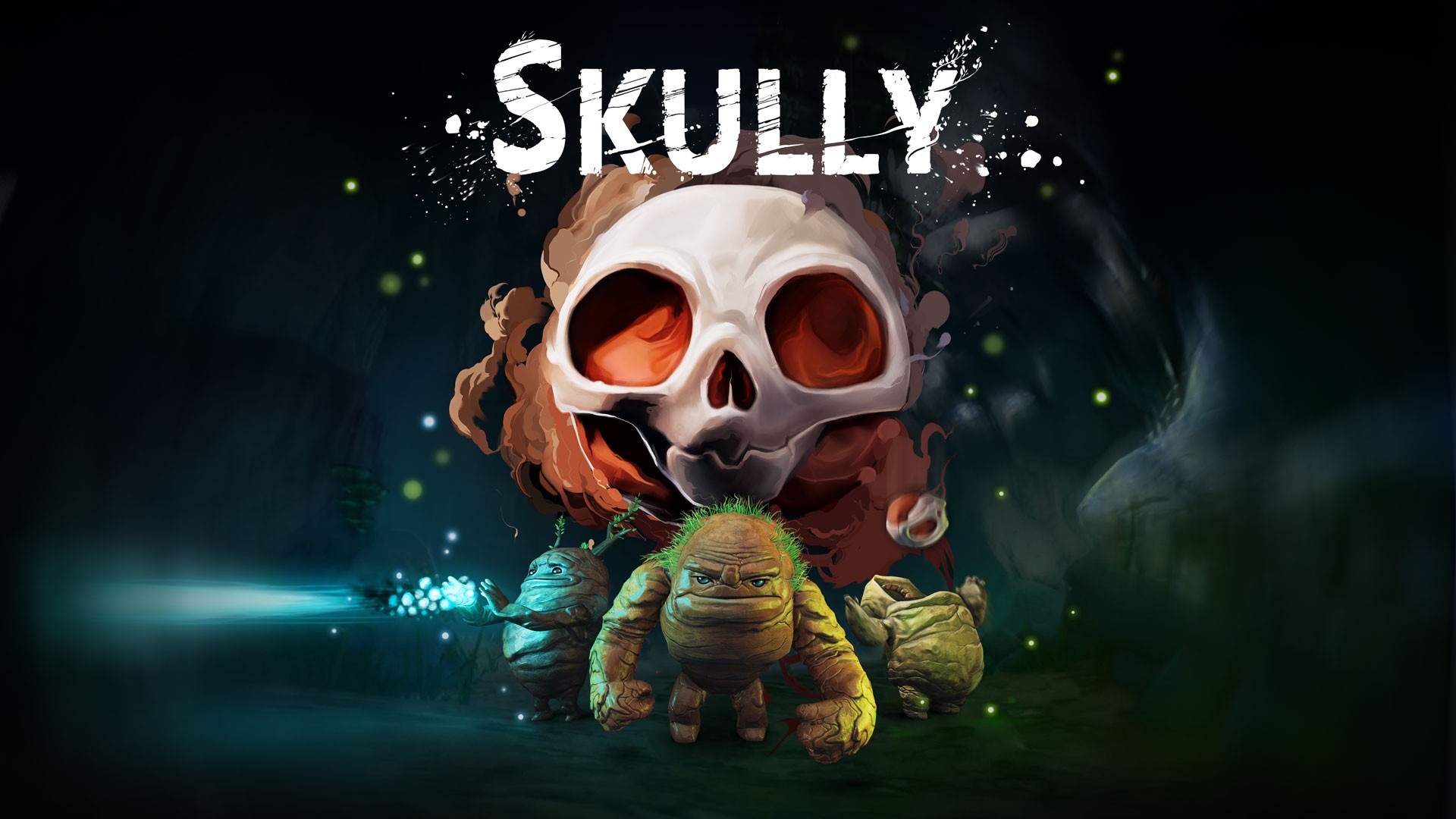 Capa do jogo Skully com personagens